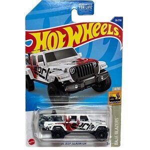 Hot Wheels '20 Jeep Gladiator 26/250 Baja Blazers 4/10 White 1:64 NIP 2021-2022